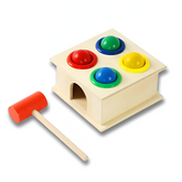 Wooden Hammering Ball Game — Montessori Knock & Pound Toy for Toddlers